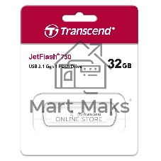 Флешка USB Transcend Jetflash 730 (TS32GJF730), 32Gb, USB 3.0, R/W 70/18, белый