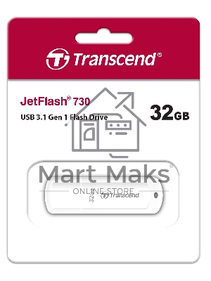 Флешка USB Transcend 32Gb Jetflash 730 TS32GJF730 USB3.0 белый
