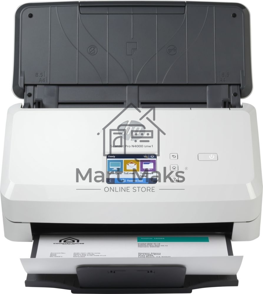 Сканер HP ScanJet Pro N4000 snw1 Scanner, 1y warr