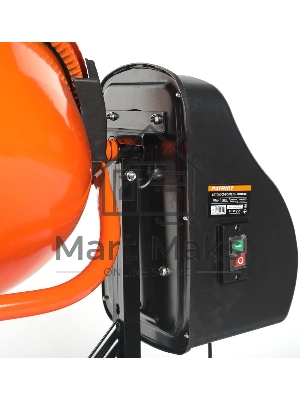 Бетоносмеситель PATRIOT BM 128C, 350 Вт, 120 кг готовой смеси, венец - чугун