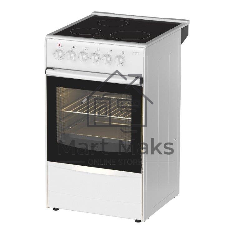 Плита электрическая Darina 1B EC 331 606 W белый/черный, конфорок 3 шт, духовка 50 л, 50 см x 85 см x 56 см