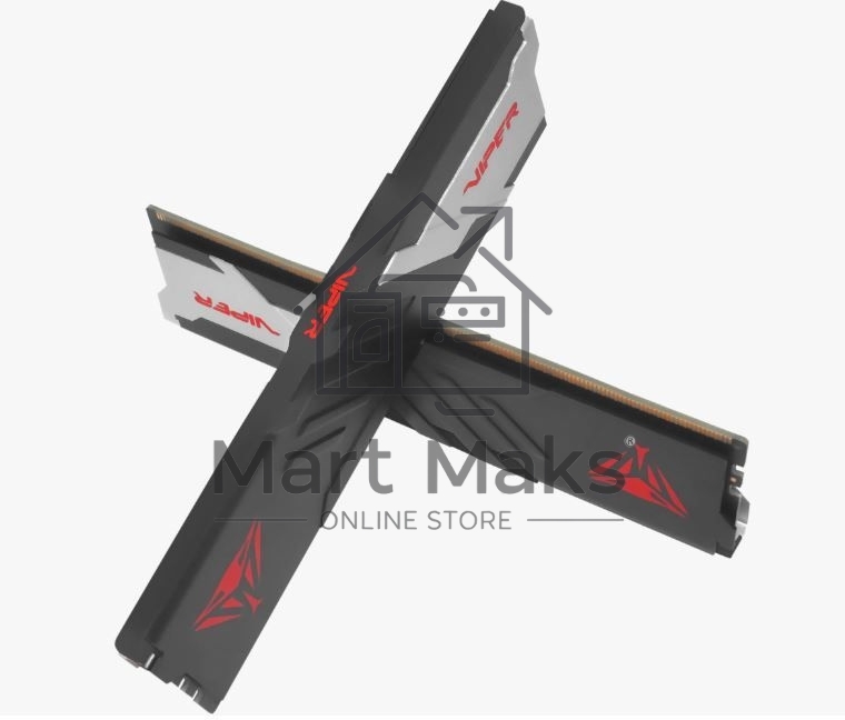 Оперативная память Patriot Viper Venom, DDR5, 32GB (2x16GB), 6800MHz, CL34, DIMM, с радиатором, черный