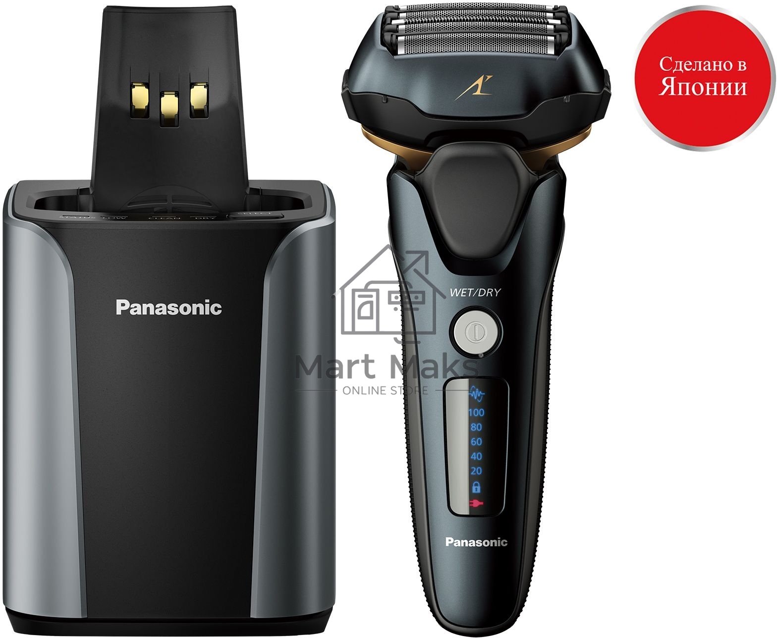 Бритва сетчатая Panasonic ES-LV97-K820 реж.эл.:5 питан.:аккум. черный