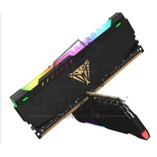 Оперативная память Patriot Viper Steel, DDR4, 16GB (2x8GB), 3200MHz, CL18, DIMM, с радиатором, RGB, черный