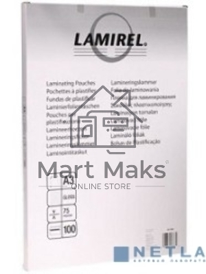 Пленка для ламинирования Lamirel 75мкм A3 (100шт) (LA-78655)