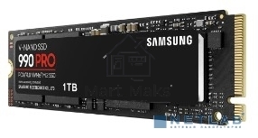 Накопитель SSD Samsung 990 PRO, 1000GB, PCIe 4.0 x4, M.2 2280, NVMe, R/W 7450/6900