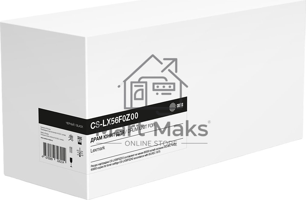 Блок фотобарабана Cactus CS-LX56F0Z00 ч/б:60000 стр. для MS321/421/521/621/MX321/522 Lexmark