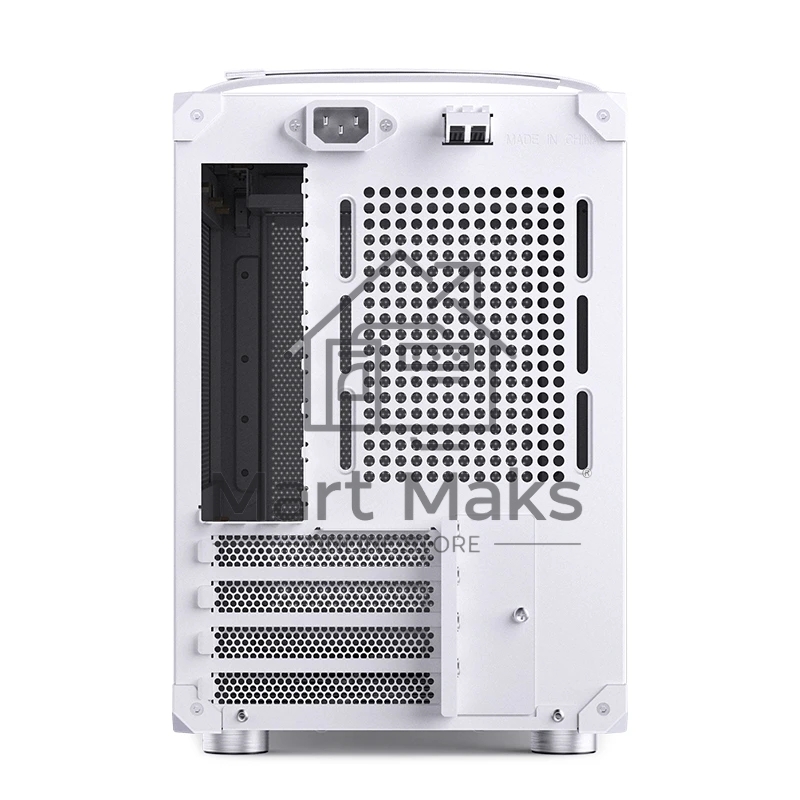 Корпус без блока питания JONSBO C6 MAX Handle, Mini-Tower, TG, no fan, 1xUSB-A 3.0 + 1xUSB-C 3.1, mATX, mITX White