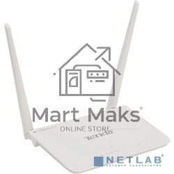 Сетевое оборудование TENDA F300 маршрутизатор 802.11n, до300Мбит/с, 2T2R, LAN: 4х10/100Мбит/с, WAN: 1х10/100Мбит/c, 2 внешние антенны 5дБи.
