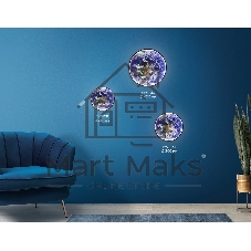 Настенно-потолочный светодиодный светильник Ambrella light FW11131 BK черный 15W LED 3000-6400K D240*38