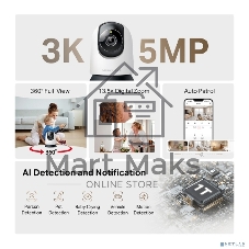Камера Pan/Tilt AI Home Security Wi-Fi Camera