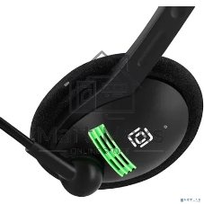 Гарнитура Oklick HS-M100 чёрный, проводная, 3.5 мм