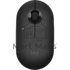 Мышь беспроводная Logitech Pebble M350 графитовый, 1000 dpi, радиоканал, Bluetooth, USB, кнопки - 3