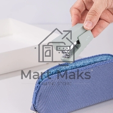 Степлер мини Deli ENS083GREEN ENS083 Linfini N10 24/6 (15 листов) зеленый 15 скоб, металл/пластик блистер