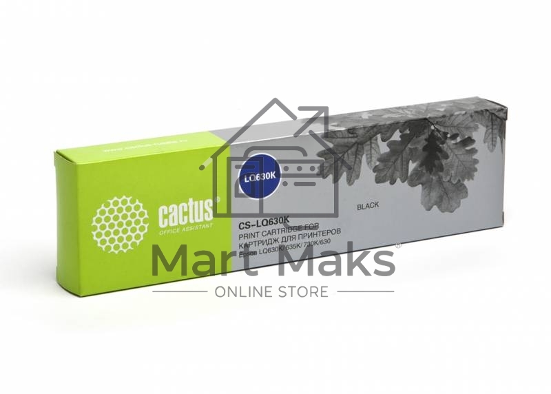 Картридж матричный Cactus CS-LQ630 черный (2 млн. знаков) для Epson LQ630K/635K/730K