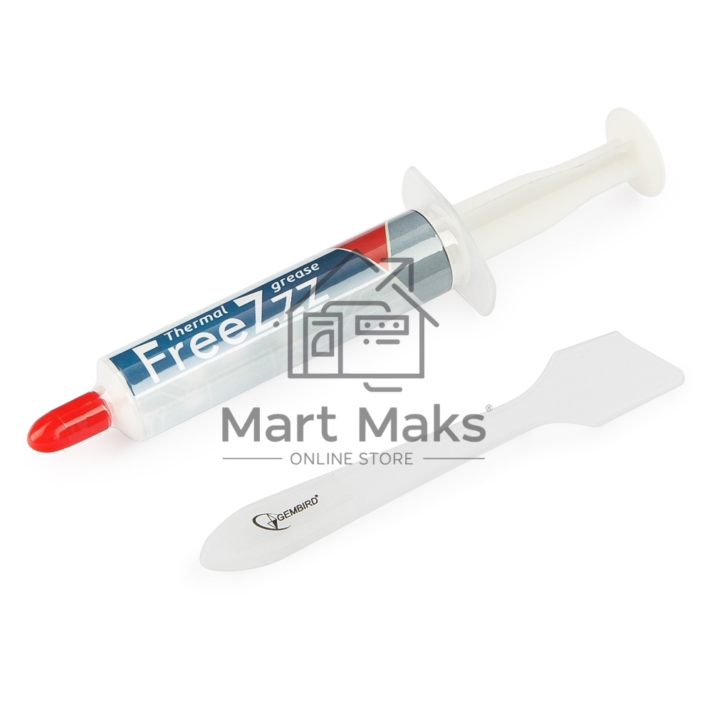 Термопаста Gembird FreeZzz GF-01-5 для радиаторов, 5гр, шприц