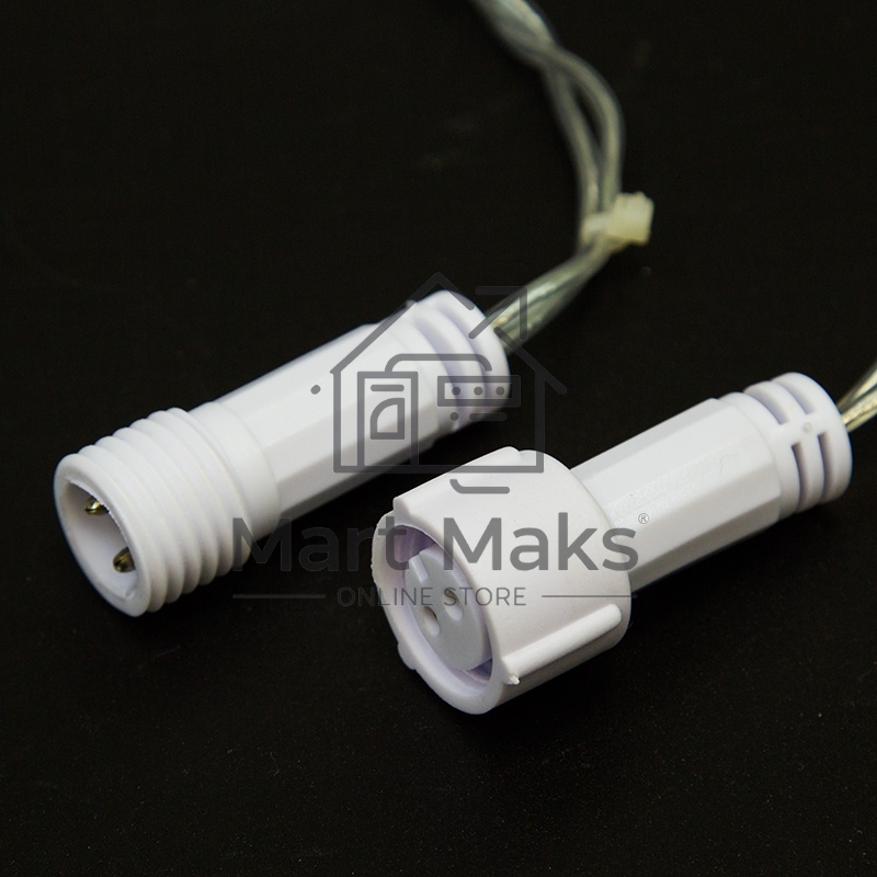 Гирлянда «Нить» 10 м, 200 LED, прозрачный ПВХ, цвет свечения белый с эффектом мерцания (каждый 5-й) NEON-NIGHT