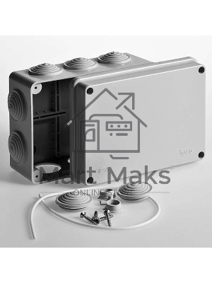 Рувинил 67053 Тусо.Коробка расп. для о/п, 150х110х70мм, 10вводов, IP55