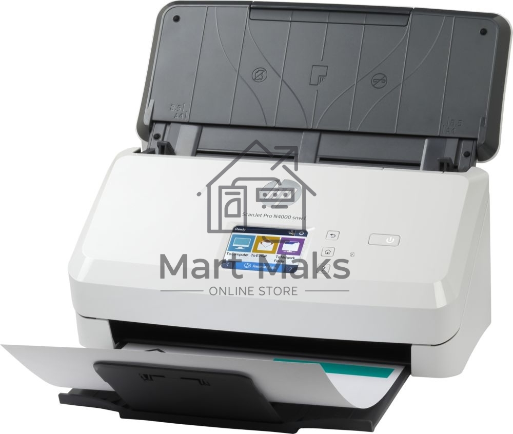 Сканер HP ScanJet Pro N4000 snw1 Scanner, 1y warr