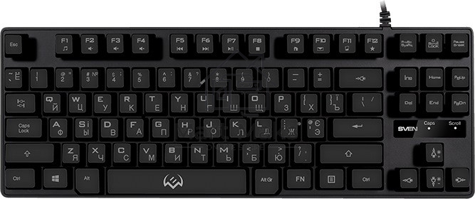Игровая клавиатура SVEN KB-G7400 (87кл., 12 Fn функций, подсветка) Игровая клавиатура SVEN KB-G7400 (87кл., 12 Fn функций, подсветка)