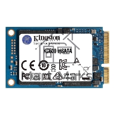 Накопитель SSD Kingston KC600, 512Gb, mSATA, R/W 550/520