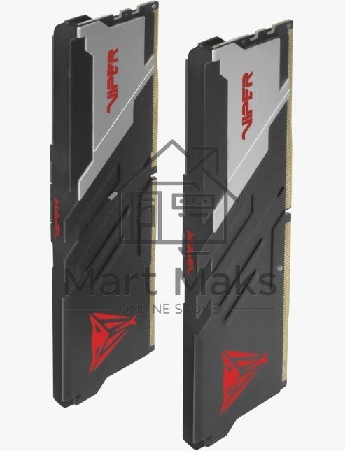 Оперативная память Patriot Viper Venom, DDR5, 32GB (2x16GB), 6800MHz, CL34, DIMM, с радиатором, черный