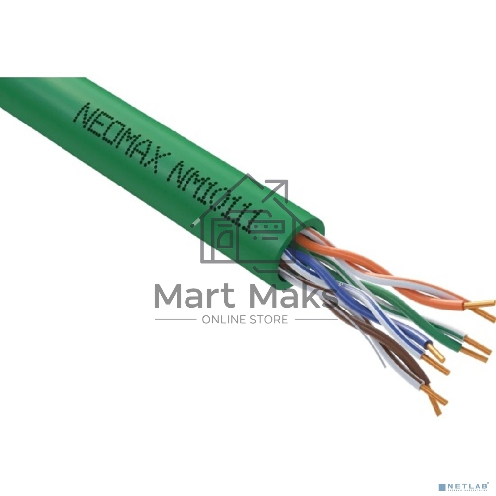 Кабель NEOMAX NM10111 Кабель UTP cat.5e 4 пары (305 м) 0.51 мм LSZH Taiwan (200 Mhz)