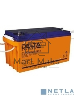 Батарея Delta DTM 1265 L (65 А\ч, 12В) свинцово- кислотный аккумулятор