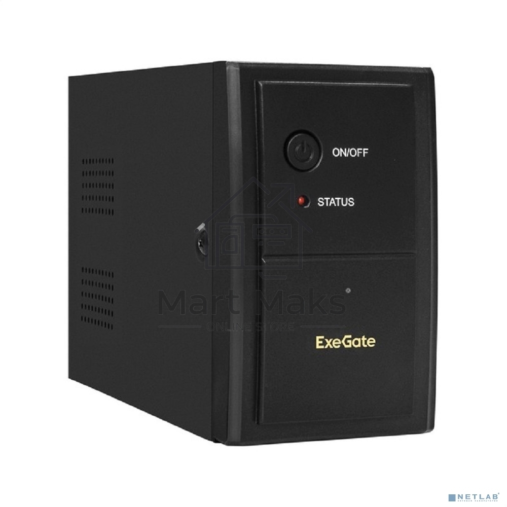 Источник бесперебойного питания ExeGate EX292774RUS SpecialPro UNB-800.LED.AVR.4C13.RJ.USB <800VA/480W, LED, AVR, 4*C13, RJ45/11, USB, металлический корпус, Black>