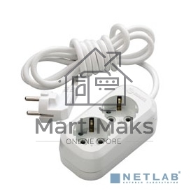 Удлинитель 2 гн 3 м с\з Makel MGP113