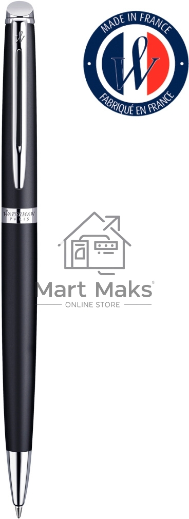 Ручка шариковая Waterman Hemisphere (CWS0920870) Matte Black CT M, синие чернила, подарочная коробка