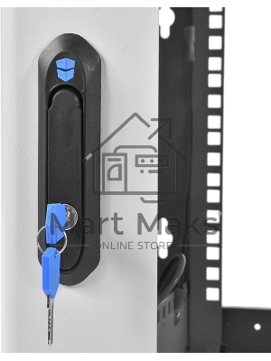 Шкаф коммутационный ЦМО (ШРН-6.500) напольный 6U 600x500 мм пер. дв. стекл 200 кг серый 470 мм 180 град.