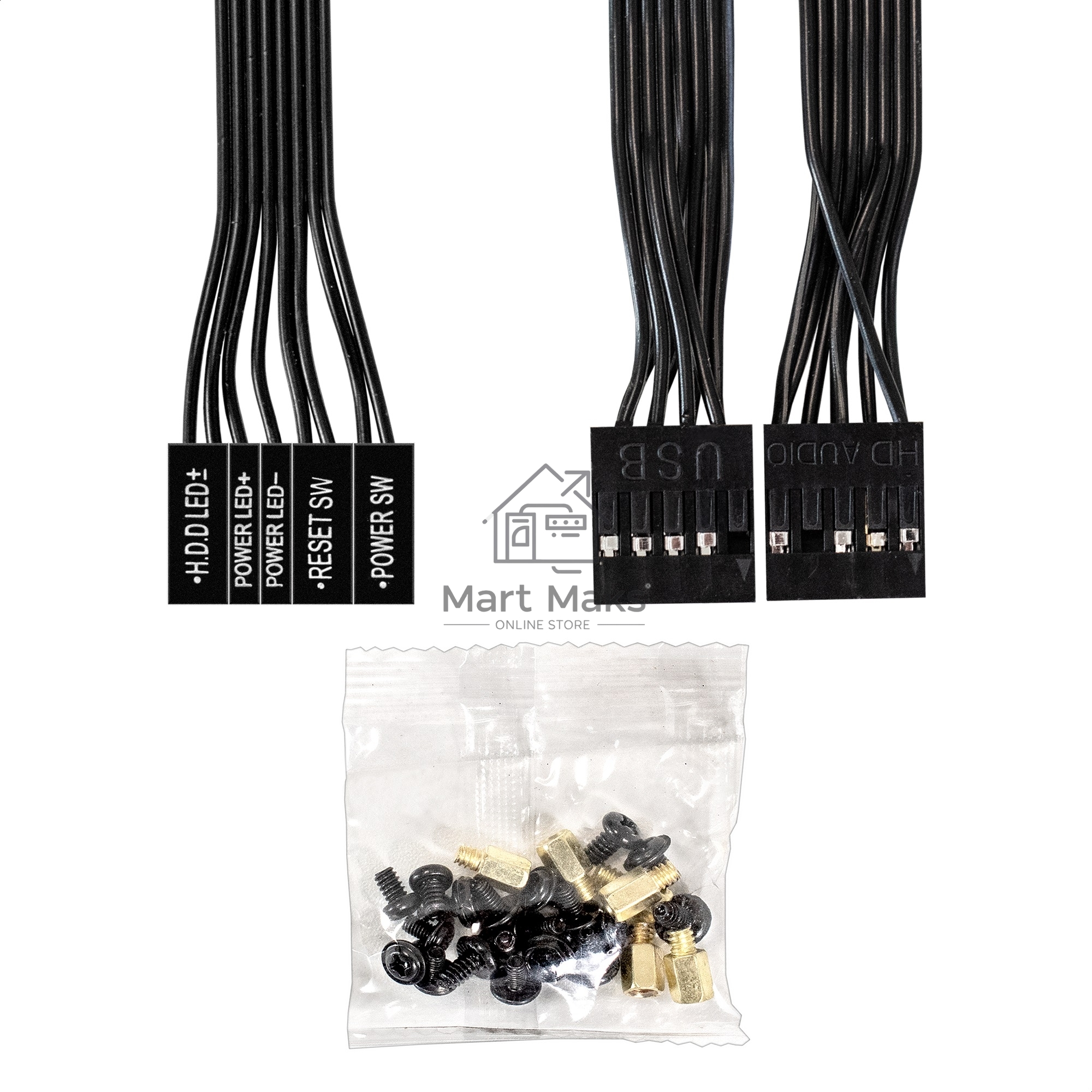 Компьютерный корпус Minitower ExeGate BAA-403-AAA400 (mATX, БП AAA400 с вент. 8см, 2*USB, HD Audio, черный)