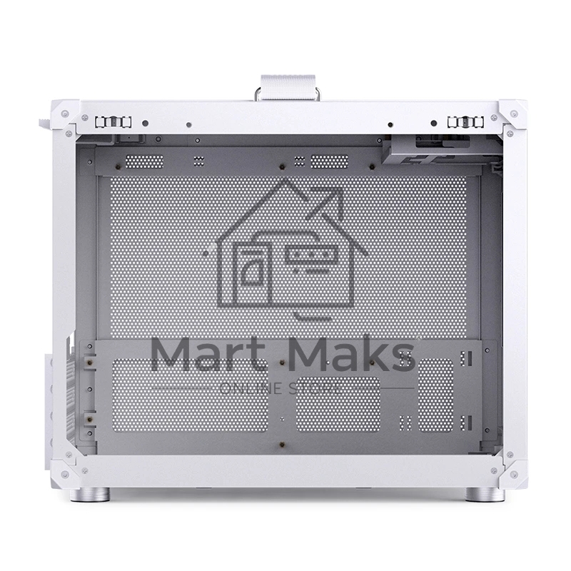 Корпус без блока питания JONSBO C6 MAX Handle, Mini-Tower, TG, no fan, 1xUSB-A 3.0 + 1xUSB-C 3.1, mATX, mITX White