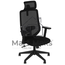 Кресло руководителя Бюрократ MC-511N-H черный Elastic-102 сетка/ткань крестов. пластик