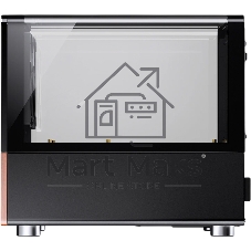 Корпус без блока питания JONSBO V12, Mini-Tower, TG, 2x120mm, 1xUSB-A 3.0 + 1xUSB-C 3.2, mATX, mITX Black