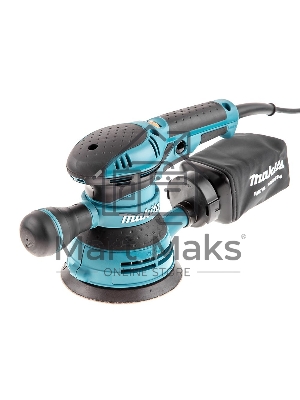 Шлифовальная машина Makita BO5041 ЭШМ,300Вт,ф125мм,4000-12000об\м,ампл-2.8мм,1.4кг,кор,п\сборник,доп.рукоятка