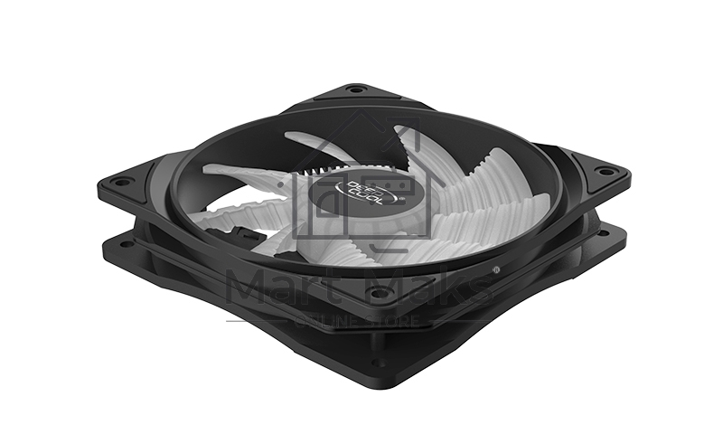 Вентилятор для корпуса DEEPCOOL RF120B черный, 120 мм, 1300 об/мин, 21.9 дБ, 3 pin