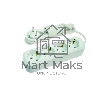 Удлинитель 4 гн 3 м с\з Makel MGP153