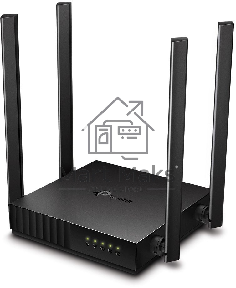 Роутер беспроводной TP-Link Archer C54 AC1200 10/100BASE-TX черный