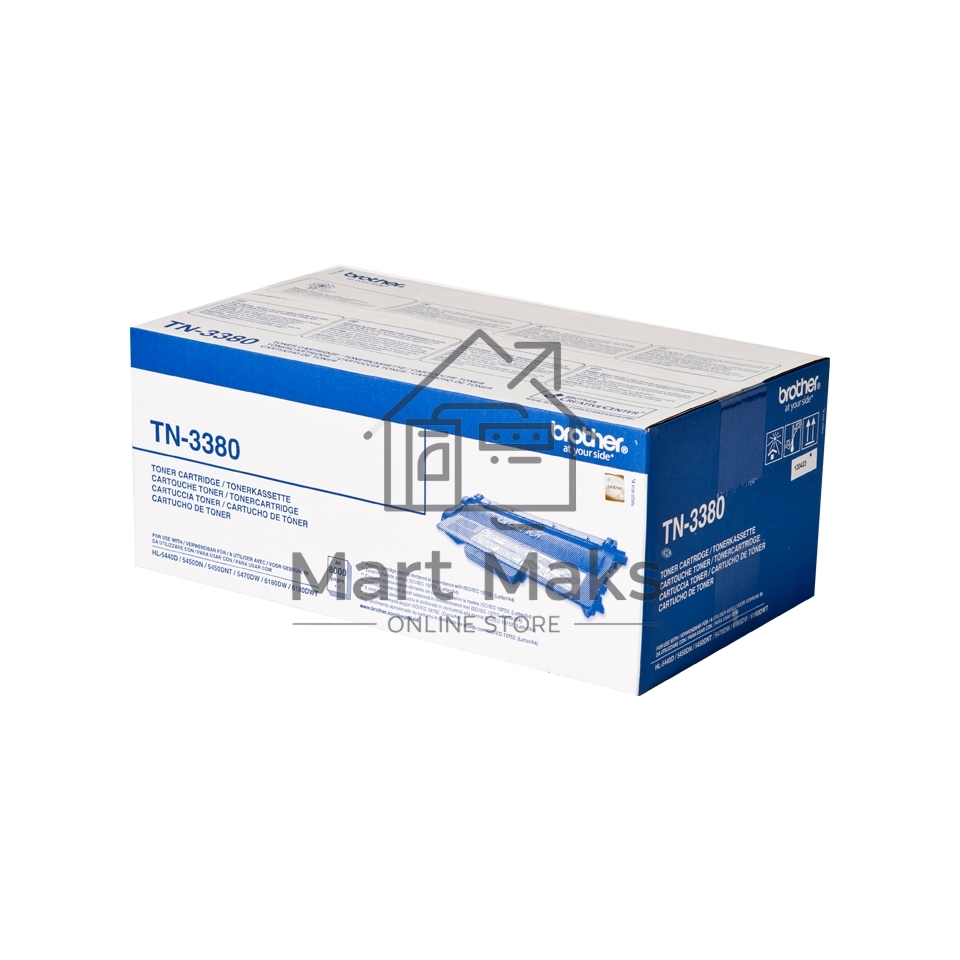 Картридж лазерный Brother TN-3380 черный (8000 стр.) для HL54xx/6180DW/DCP8110DN/8250DN/MFC8520DN/8950DW