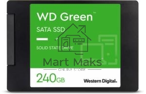Накопитель SSD WD Green WDS240G3G0A, 240Gb, SATA III, 2.5