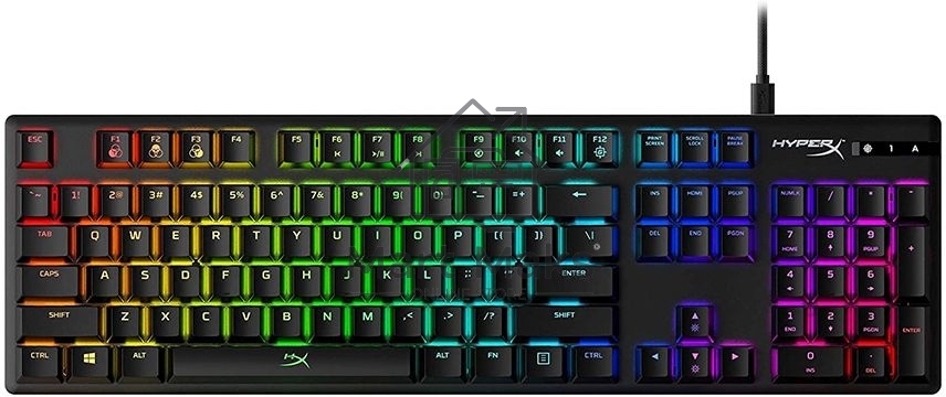 Клавиатура HyperX Alloy Origins (4P4F6AA#ABA) проводная, USB, черный