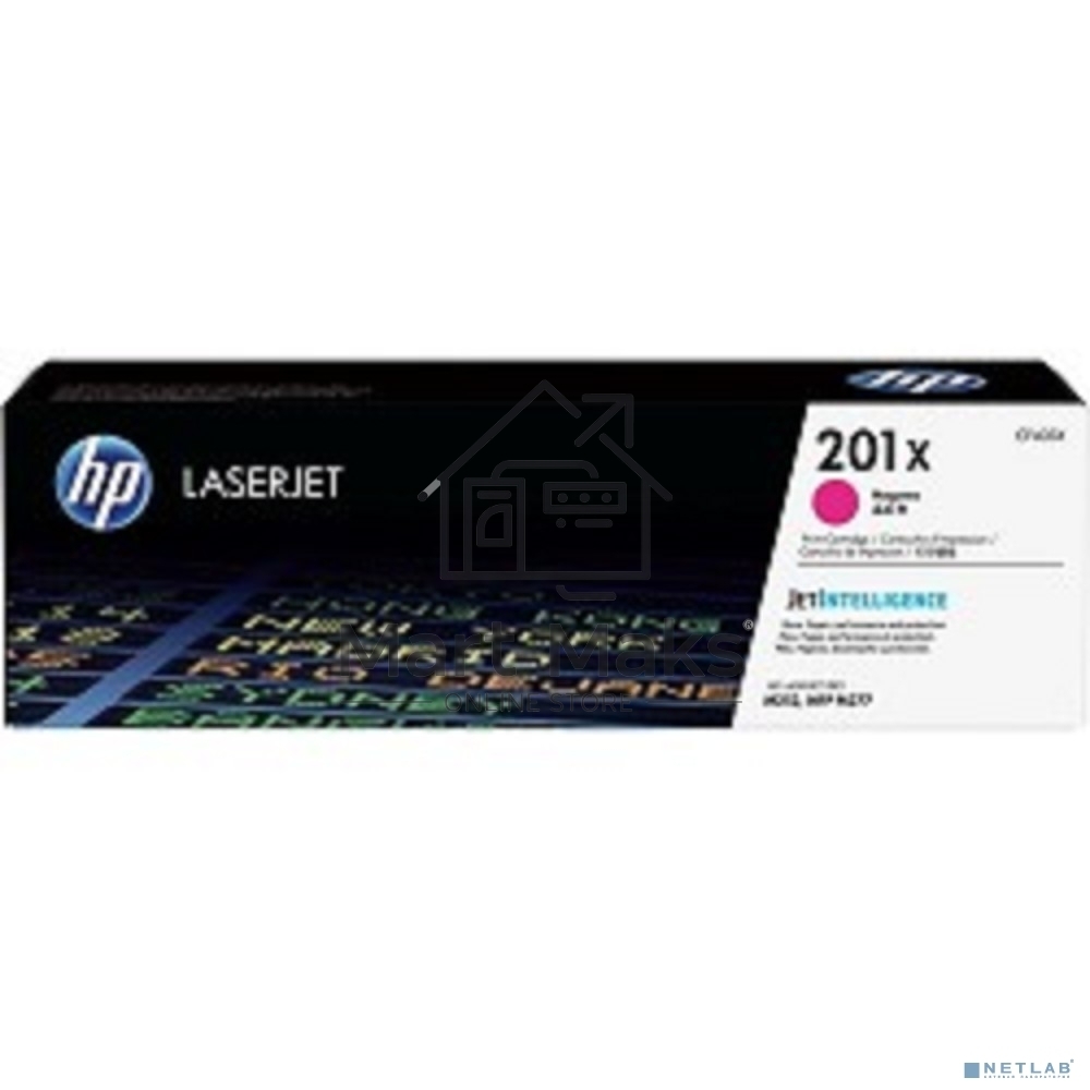 Тонер Картридж HP 201X CF403X пурпурный для HP CLJ Pro M252/M277 (2300стр.)