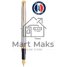 Ручка перьевая Waterman Hemisphere (CWS0920310) Steel GT F сталь нержавеющая/позолота, подарочная коробка