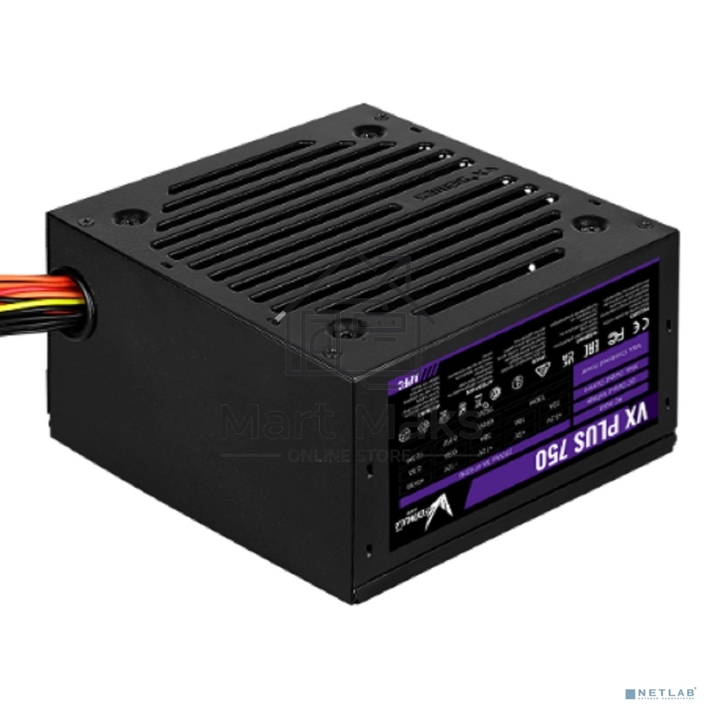 Блок питания Aerocool/Formula VX PLUS 750, 750Вт, 120мм, черный
