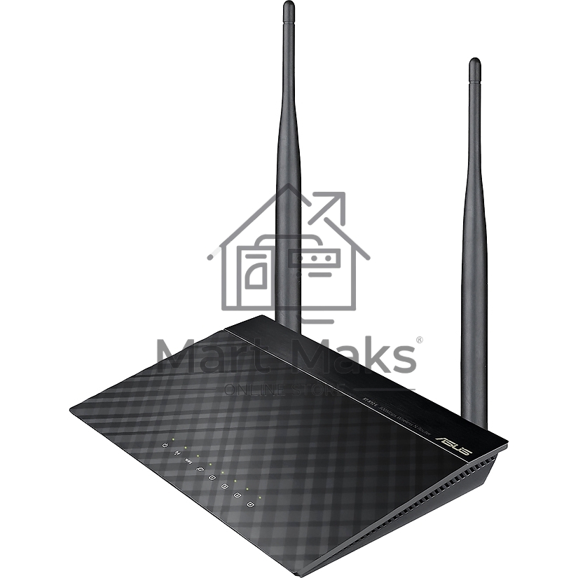 Сетевое оборудование ASUS RT-N12 E WiFi Router (RTL) 802.11b / g / n, 4UTP 10 / 100 Mbps, 1WAN, 300Mbps, 2x2dBi
