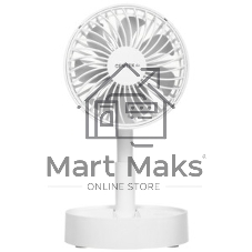 Вентилятор Centek CT-5044 белый, настольный, 4 Вт, 3 скорости, 10 см
