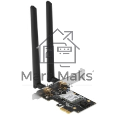 Сетевой адаптер ASUS PCE-BE6500 WiFi 7 Bluetooth 5.4 2882+2882+688Mbps 6GHz/5GHz/2.4GHz 