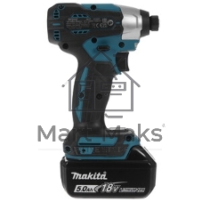 Дрель-шуруповерт Makita DTD157RTJ, 18 В, 5 Ач, 140 Нм, бесщеточный, ударный